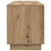 vidaXL TV Cabinet with LED Lights Artisan Oak 160.5x41x50 cm