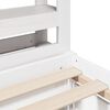 vidaXL Bed Frame without Mattress White 90x190 cm Single Solid Wood Pine