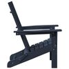 vidaXL Folding Adirondack Chair Navy 74.5 x 80.5 x 90cm HDPE
