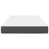 vidaXL Bed Mattress with Mattress Grey 120 x 190 cm Fabric