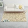 vidaXL Rug Wool Felt Pebble 160x230 cm Beige/Grey/Brown/Chocolate