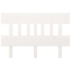 vidaXL Bed Headboard White 203.5x3x81 cm Solid Wood Pine