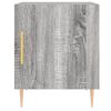 vidaXL Bedside Cabinet Grey Sonoma 40x40x50 cm Engineered Wood
