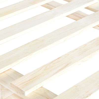 vidaXL Pallet Bed Frame Solid Pine Wood 120x200 cm