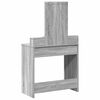 vidaXL Dressing Table Grey 79 x 41 x 140 cm Engineered Wood