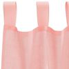 vidaXL Voile Curtains with Loops 2 pcs Pink 140x140 cm