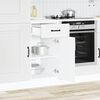 vidaXL Kitchen Base Cabinet Kalmar White Engineered Wood