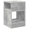vidaXL End Table 2 pcs Concrete Grey 30.5 x 30 x 45 cm Engineered Wood