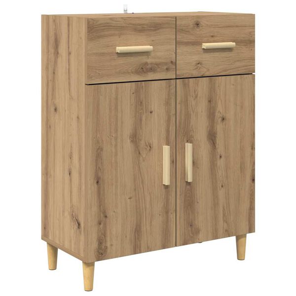 vidaXL Sideboard Artisan oak 34 x 69.5 x 89 cm Engineered wood