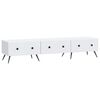 vidaXL TV Cabinet with Drawer White 147 x 34.5 x 30 cm Engineered Wood
