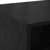 vidaXL Highboard Black Oak 40 x 42.5 x 185 cm Engineered Wood