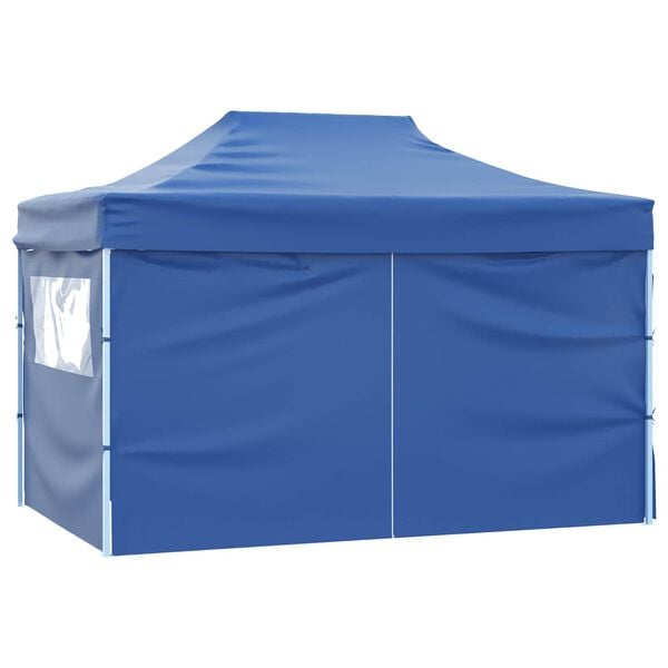 vidaXL Party Tent Folding Blue 280 x410 x 315 cm Oxford Fabric