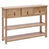 vidaXL Sideboard 108x30x76 cm Solid Wood Paulownia