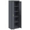 vidaXL Storage Cabinet with Storage 2 pcs Anthracite 60 x 40 x180 cm