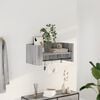 vidaXL Wall Shelf Grey Sonoma 70.5x35x30.5 cm Engineered Wood