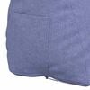 vidaXL Back Pillow Jeans Blue 45 x 20 x 35 cm Fabric