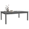vidaXL Garden Table Grey 121x82.5x45 cm Solid Wood Pine