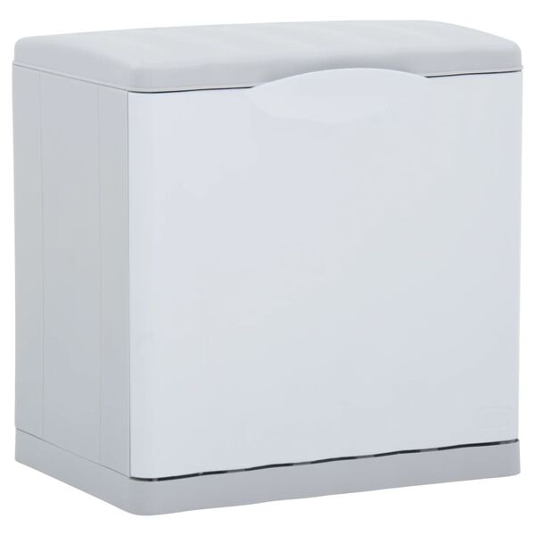 vidaXL Waste Separation Bin White 20 L 40x30x40 cm
