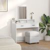 vidaXL Dressing Table White 100 x 41 x 140 cm Engineered Wood