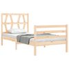 vidaXL Bed Frame without Mattress 90x200 cm Solid Wood