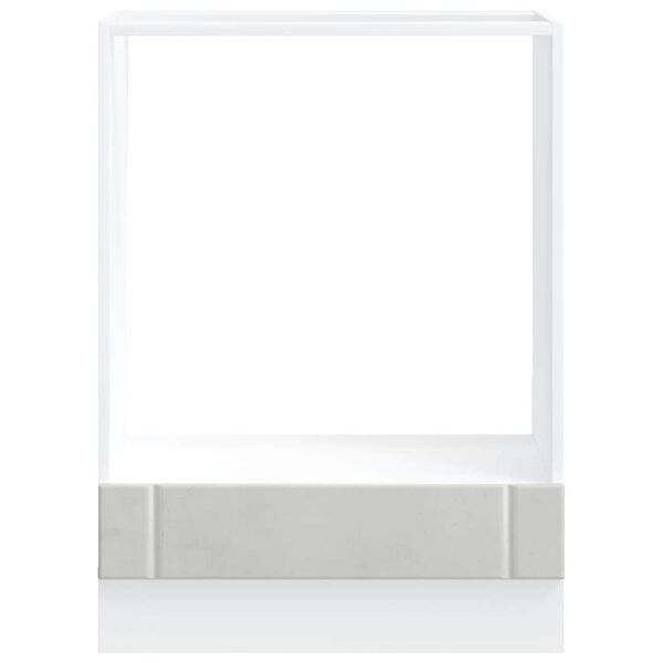 vidaXL Oven Cabinet Lucca Concrete Grey Engineered Wood