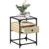 vidaXL Bedside Cabinets 2 pcs Sonoma Oak 40x40x55 cm Engineered Wood