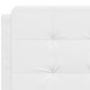vidaXL Bed Frame without Mattress "Zadar" White 120x200 cm Faux Leather