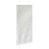 vidaXL Pleated Blind Light Grey 60x150 cm Fabric Width 59.4 cm Polyester