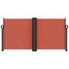 vidaXL Retractable Side Awning Terracotta 120x1000 cm