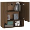 vidaXL Wall Cabinet Brown Oak 60x31x70 cm Engineered Wood