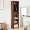 vidaXL Wardrobe with Shelf with Storage Old Wood 41 x 48 x 102 cm