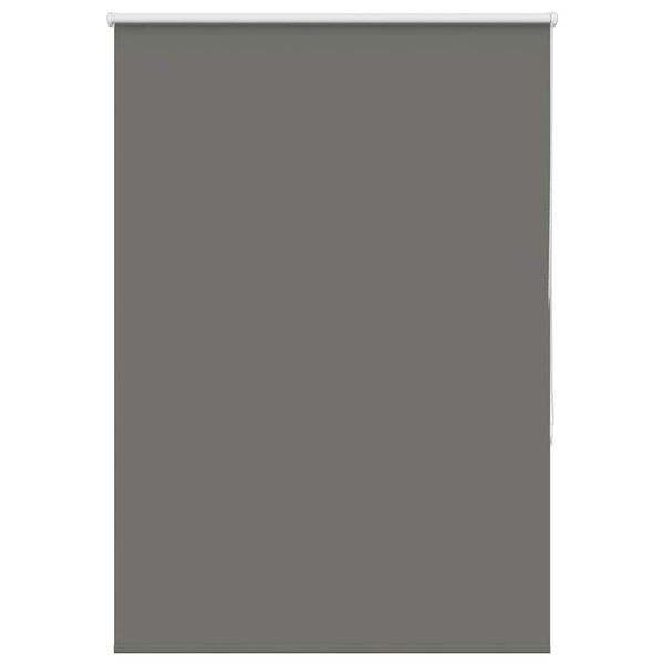 vidaXL Roller Blind Blackout Grey 95x130 cm Fabric Width 90.7 cm Polyester