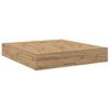 vidaXL Storage Bed Frame Artisan Oak 180 cm Engineered Wood