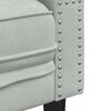 vidaXL Chesterfield Sofa Other Light grey 194 x 74.5 x 70.5 cm Velvet
