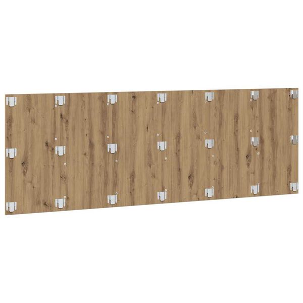 vidaXL Wall Headboard Artisian Oak 240x1.5x80 cm Engineered Wood