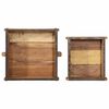vidaXL Tray 2 pcs Brown 29 x 31 x 10 cm Solid Reclaim Wood