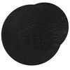vidaXL Rug HUARTE Short Pile Soft and Washable Black &Oslash; 100 cm