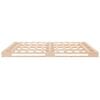 vidaXL Pallet Bed without Mattress 200x200 cm Solid Wood