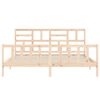 vidaXL Bed Frame without Mattress 200x200 cm Solid Wood Pine