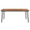vidaXL Garden Table with Hairpin Legs 180x90x75 cm Solid Wood Acacia