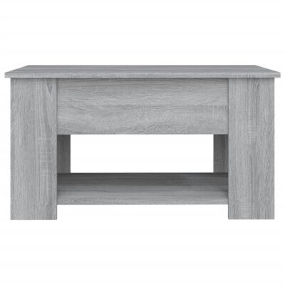 vidaXL Coffee Table Grey Sonoma 79x49x41 cm Engineered Wood
