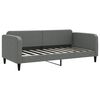 vidaXL Daybed with Trundle&Drawers without Mattress Dark Grey 90x190 cm Single