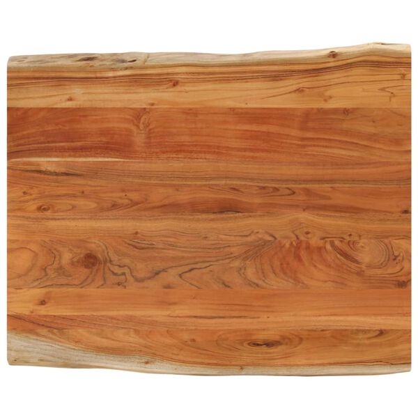 vidaXL Table Top 110x80x3.8 cm Rectangular&nbsp;Solid Wood Acacia Live Edge