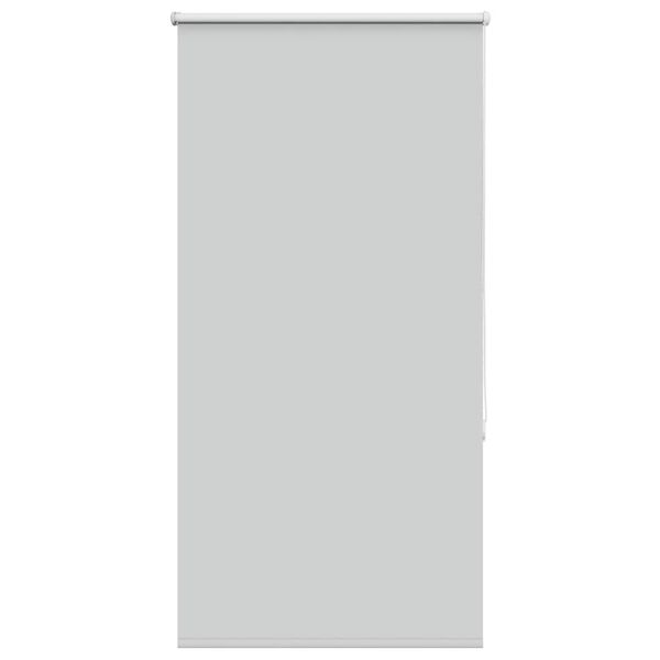 vidaXL Roller Blind Blackout Light Grey 80x150 cm Fabric Width 75.7 cm Polyester