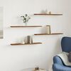 vidaXL Wall Shelves 4 pcs Old Wood 60x20x1.5 cm Engineered Wood