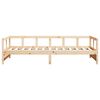 vidaXL Daybed without Mattress Natural 80x200 cm Solid Wood Pine