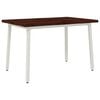 vidaXL Live Edge Dining Table 90 x 55 x 75 cm Solid Acacia Wood