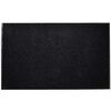 vidaXL Door Mat Black 90 x 120 cm PVC