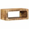 vidaXL TV Cabinet with Shelf Brown 60 x 30 x 25 cm Solid Mango wood
