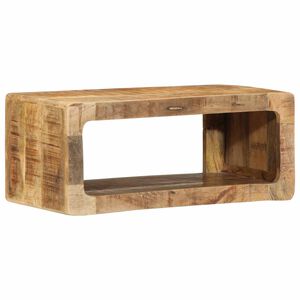vidaXL TV Cabinet with Shelf Brown 60 x 30 x 25 cm Solid Mango wood